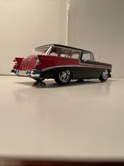 1956 Chevy Bel Air Nomad Station Wagon built Model Car 1/25