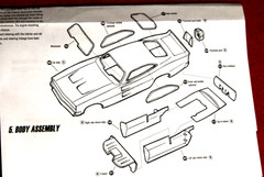 + NEW BODY +,Glass /Decals 69 CHARGER “FUNNY CAR” MOLDED IN BRITE SILVER 1/25