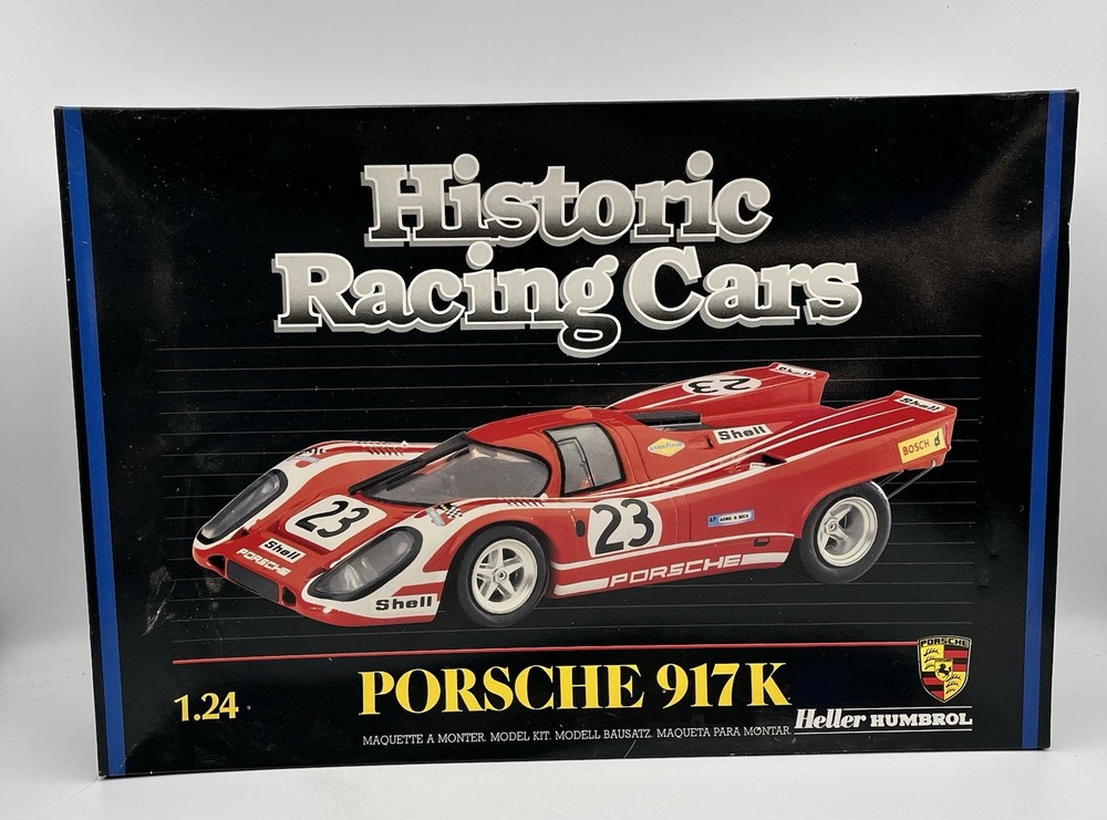 Heller Humbrol Porsche 917K Historic Racing Cars 1:24 80746 1984 Model Kit