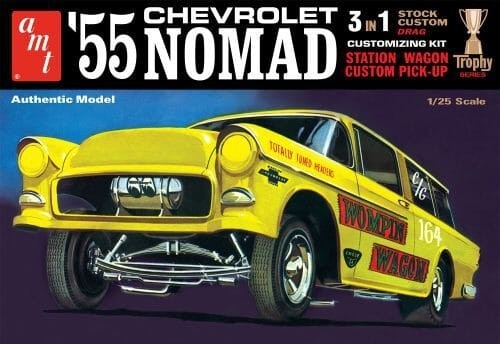 AMT 1/25 1955 Chevy Nomad Station Wagon Customizing Plastic Model Kit #1297