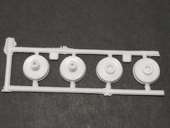 1977 Chevy Van STOCK STEEL WHEELS from 1:25 AMT Model Kit 77 Chevrolet STEELIES