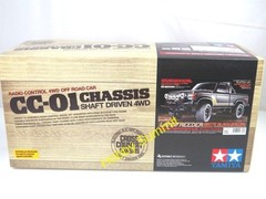 Tamiya 1/10 R/C 4WD MATTE BLACK LANDFREEDER Truck CC-01 Chassis Off-Road 47361