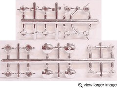 Hoppin Hydros 1/24 1/25 Chrome 3-way and 2-way Knock Offs and Caps 708