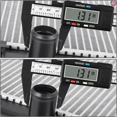 DNA MOTORING OE Style 1-Row Aluminum Cooling Radiator Compatible with 17-19