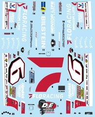 1/25 #6 KYLE LARSON FLO RACING DIRT LATE MODEL DECALS