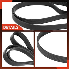 69.01 Inch Engine Serpentine Drive Belt Compatible with Honda & Acura Cars – CR-