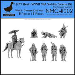 NUMODEL NM0025 | 1/72 Resin WWII Manchukuo MIA Scene Kit “Pompous Overlord” |8pc