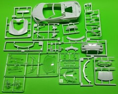 2022 Corvette Stingray Coupe Z51 1/25 Revell Body Glass Spoilers Side Vents Trim