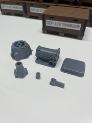 3D Printed CHEVY BLOWN BIG BLOCK with 4L75E-R Trans 1/24th – 1/10th MADE IN USA