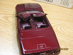1993 Corvette Convert promo 1/25 scale, NEW IN BOX WITH ORIGINAL TISSUE & LABELS