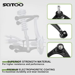SCITOO 12pcs Suspension Kit For 2007-2012 For Hyundai for Elantra w/Suspension