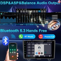 4G+64G Android 15 Car Stereo for Honda CRV 2007-2011 with Wireless