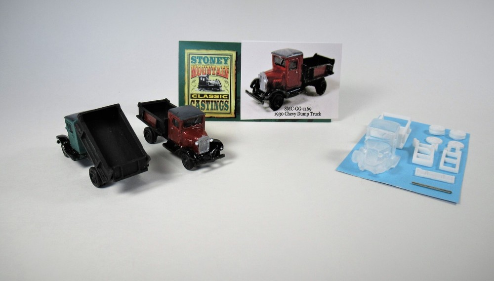 New! SMC-GG-1169 1930 Chevy Dump Truck HO-1/87th Scale Clear Resin Kit
