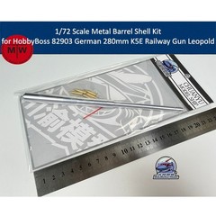 1/72 Metal Barrel for HobbyBoss 82903 German 280mm K5E Railway Gun Leopold