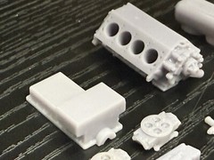 1/25 Ford Windsor Tunnel Ram Engine 12k 3D Printed
