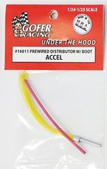 Gofer Racing Decals 16011 1/24 Prewired Distributor with Boot – Accel Plug Wires