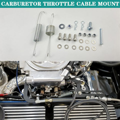 Car Cable Mounting Kit Black Steel Adjustable Throttle TV Cable GM 700R4