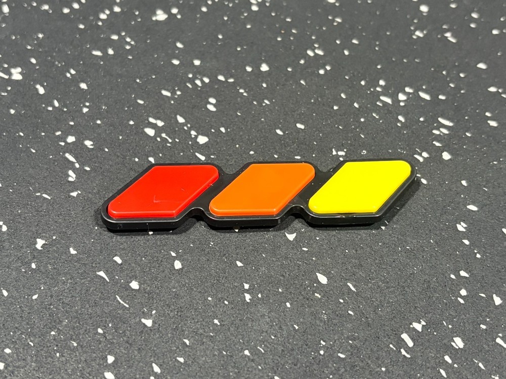 Tri Color TRD Grille Emblem Badge Toyota Tacoma Tundra 4Runner Style