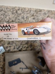 HAWK CHAPARRAL II RACE CAR MODEL/SLOT CAR MODEL KIT 1:32 SCALE BOXED