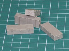 Eureka XXL 1/35 Wooden Ammo Boxes for 12.8cm PAK-interactive 44/KwK (Maus)