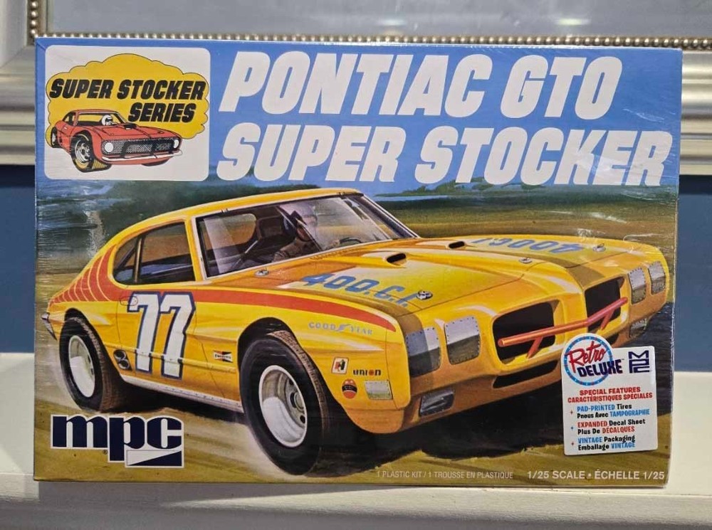 MPC Pontiac GTO Super Stocker 1:25 Factory Sealed Model Kit MPC939M
