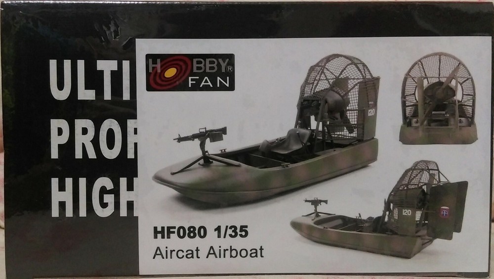 Hobby Fan 1/35 U.S Aircat Airboat Resin Vietnam War Hurricane Aircat