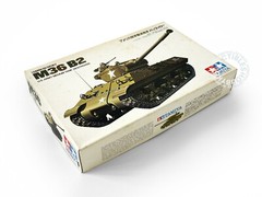 Tamiya Mokei 1/35 Vintage Motorized US Army M36 B2 Medium Tank MT122 Year 1968