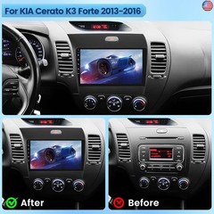[2+64G] NHOPEEW Car Radio for KIA Cerato K3 Forte 2013-2016 with Wireless