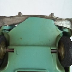 Vtg Turquoise 1953 Chevrolet Bel Air Convertible Bank AMT Dealer Promo Model