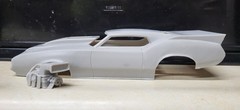 1/24 scale resin 3d printed Olds 442 Blown Pro Mod drag body model slot car