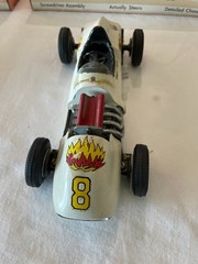 Hubley 852K Indy Car & 853K Hot Rod – RARE Factory Built Store Displays w/ bases