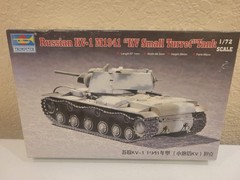 TRUMPETER 07232 Military Model 1/72 Russian KV1 M1941 KV Small Turret Tank P7232