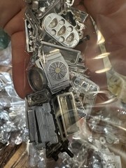 MODEL CAR JUNKYARD PARTS LOT WHEELS CHROME DECALS LENS GLASS STEERING WHEELS
