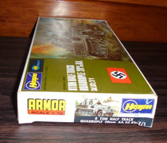 Hasegawa German Army 8 Ton Half Track Quadruple 20mm AA Sd.Kfz Model Kit