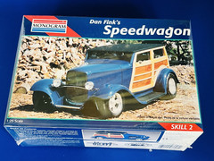 Dan Fink’s Speedwagon Monogram Nostalgic Woody Wagon 1:25 Scale Model Kit sealed