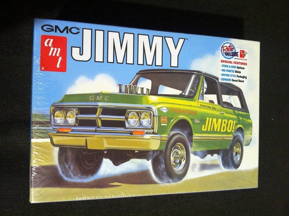 1/25 AMT AMT1219/12 GMC Jimmy Stock Drage Four Wheel Sports Truck Sealed Model