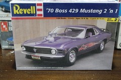Revell 70 Boss 429 Ford Mustang Sealed Inside 1/24