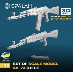 AK-74 rifle 5 pcs Set of scale models 1/35 SPALAH 11035