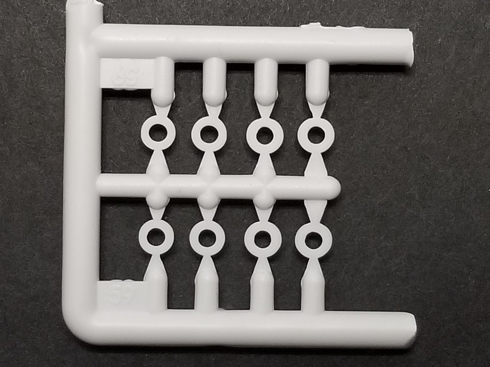 1977 Chevy Monte Carlo WHEEL SPACERS from Salvinos JR 1:25 Model Kit