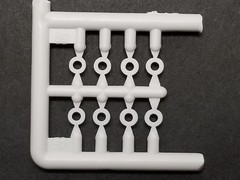 1977 Chevy Monte Carlo WHEEL SPACERS from Salvinos JR 1:25 Model Kit