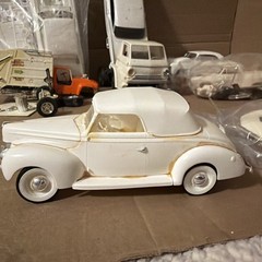 Vintage AMT Revell MPC Lot Of 12 Junkyard White Party All Unpainted Cars & Parts