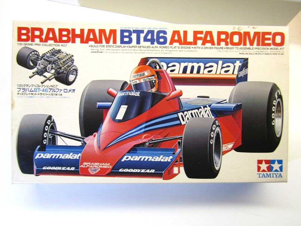 Tamiya 1:20 Scale Brabham BT46 Alfa Romeo F1 Model Kit #20007*1500