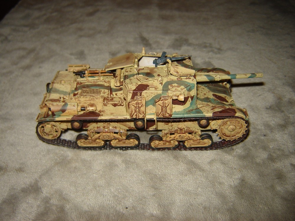 Built Tank 6 inches long Well Built & Painted Excellent Cond Nice Paint