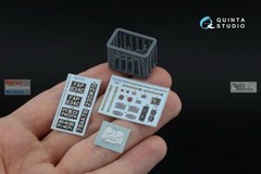 1/35 Quinta 3D Interior Decal #35139R Landrover 88 Ser.2 W/Resin For AK