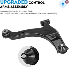 Front Lower Control Arms w/Ball Joint + Sway Bar Links + Tie Rod for Dodge Neon
