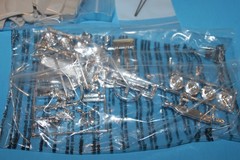 PARTS LOT 1957 Ford THUNDERBIRD 1/25 scale AMT #6516 incomplete T-Bird model kit
