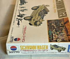 Nitto Model Kit German Army Jeep Schwimm Wagen 1/76 Sealed 448-250