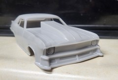 1/24 scale resin 3d printed Chevy Nova Pro Mod drag body model slot car