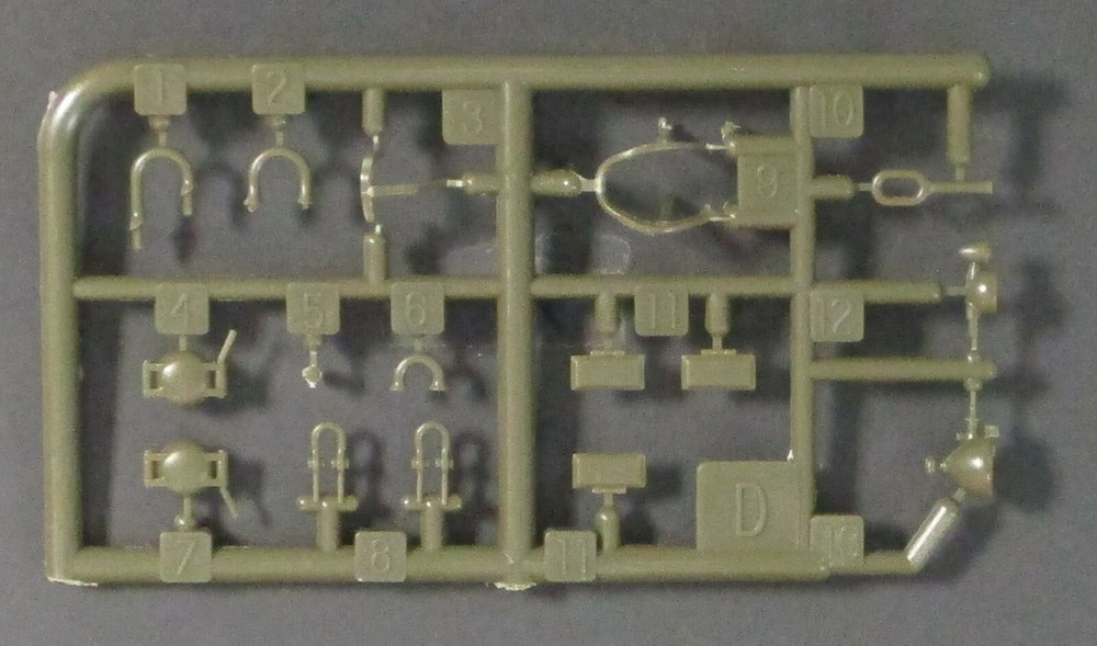 Asuka Models 1/35th Scale M4A1 Sherman – Parts Tree D from Kit No. 35-022
