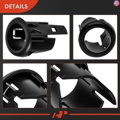 A-Premium 4-PC Rear Inner and Outer Parking Assist Sensor Retainer Bezels